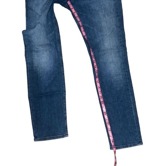 Rag & Bone Dre Low-Rise Slim Boyfriend Sapphire Denim Jeans FLAW sz 27 - Picture 6 of 10